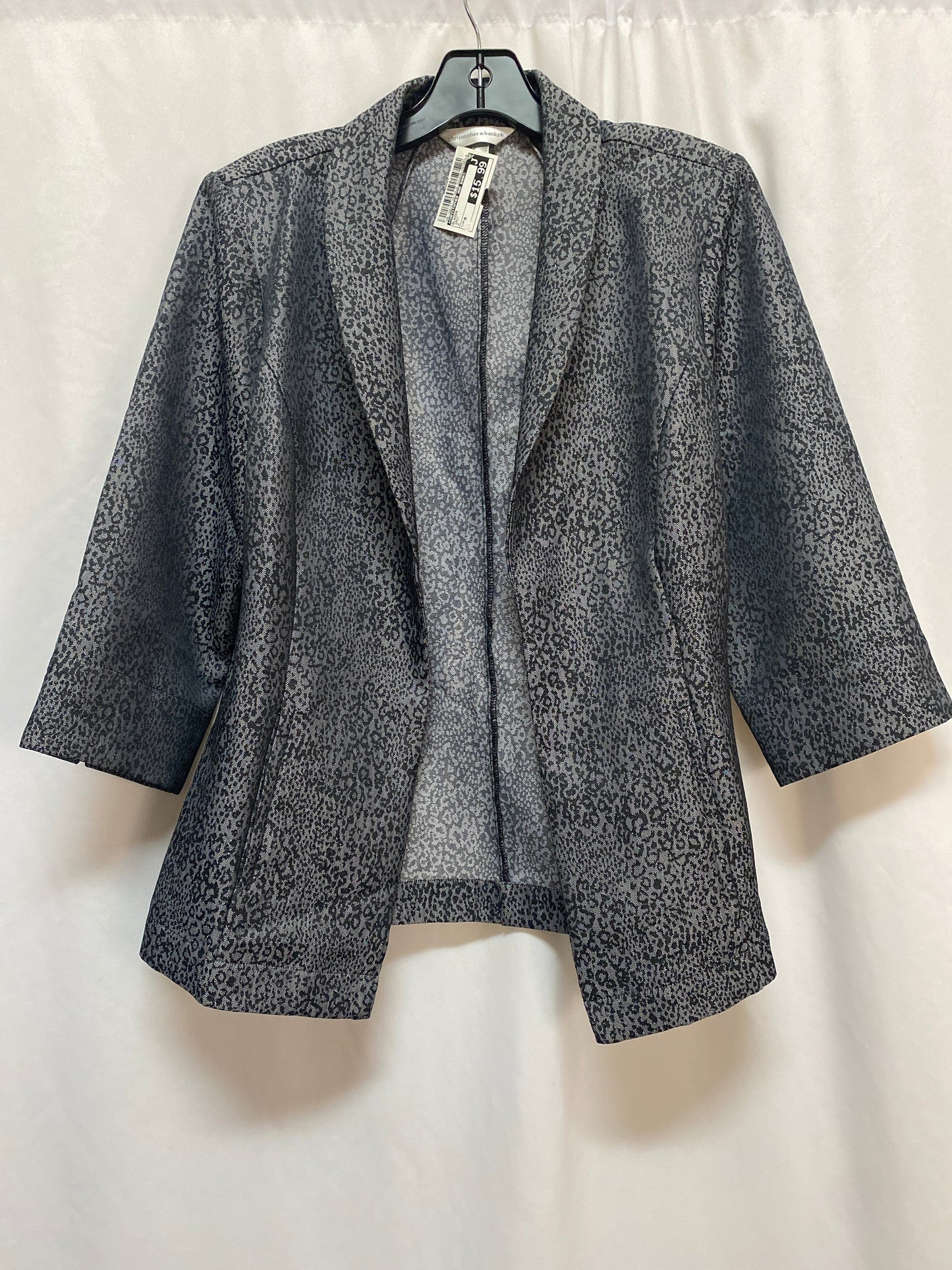 Blazer By Christopher And Banks In Grey, Size: M