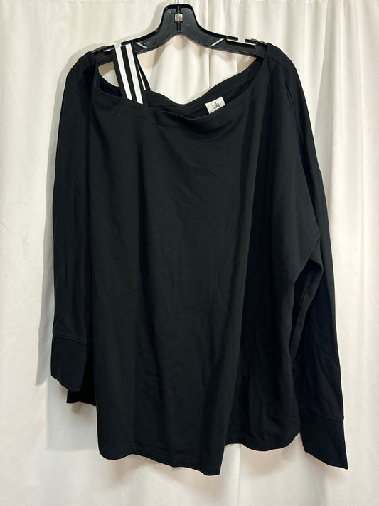 Top Long Sleeve By Cabi In Black, Size: Xxl