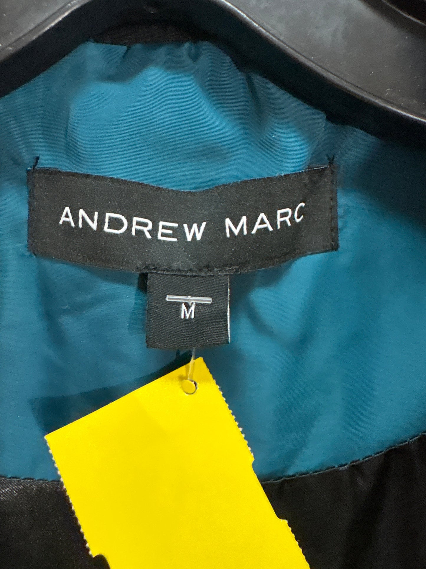 Vest Puffer & Quilted By Andrew Marc In Teal, Size: M