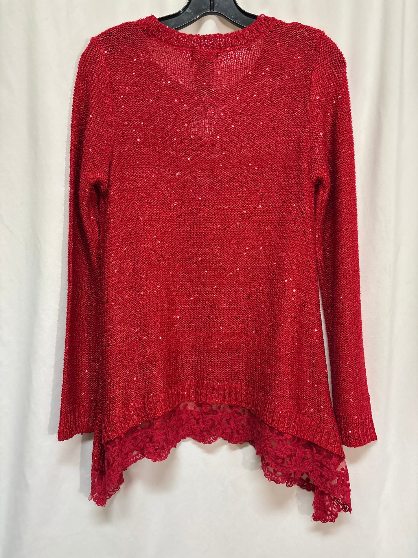 Sweater By New Directions In Red, Size: M