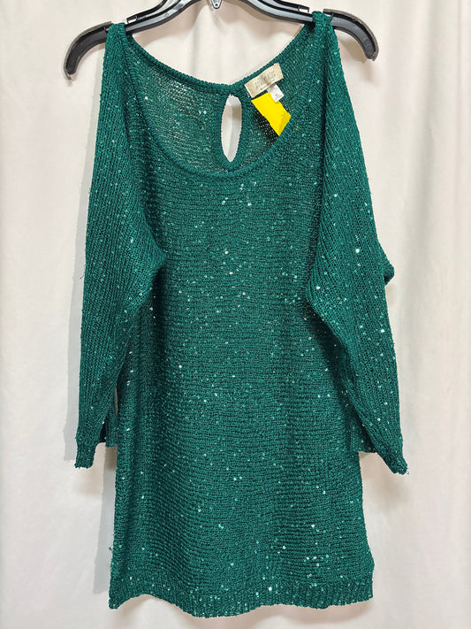 Top Long Sleeve By Clothes Mentor In Green, Size: M