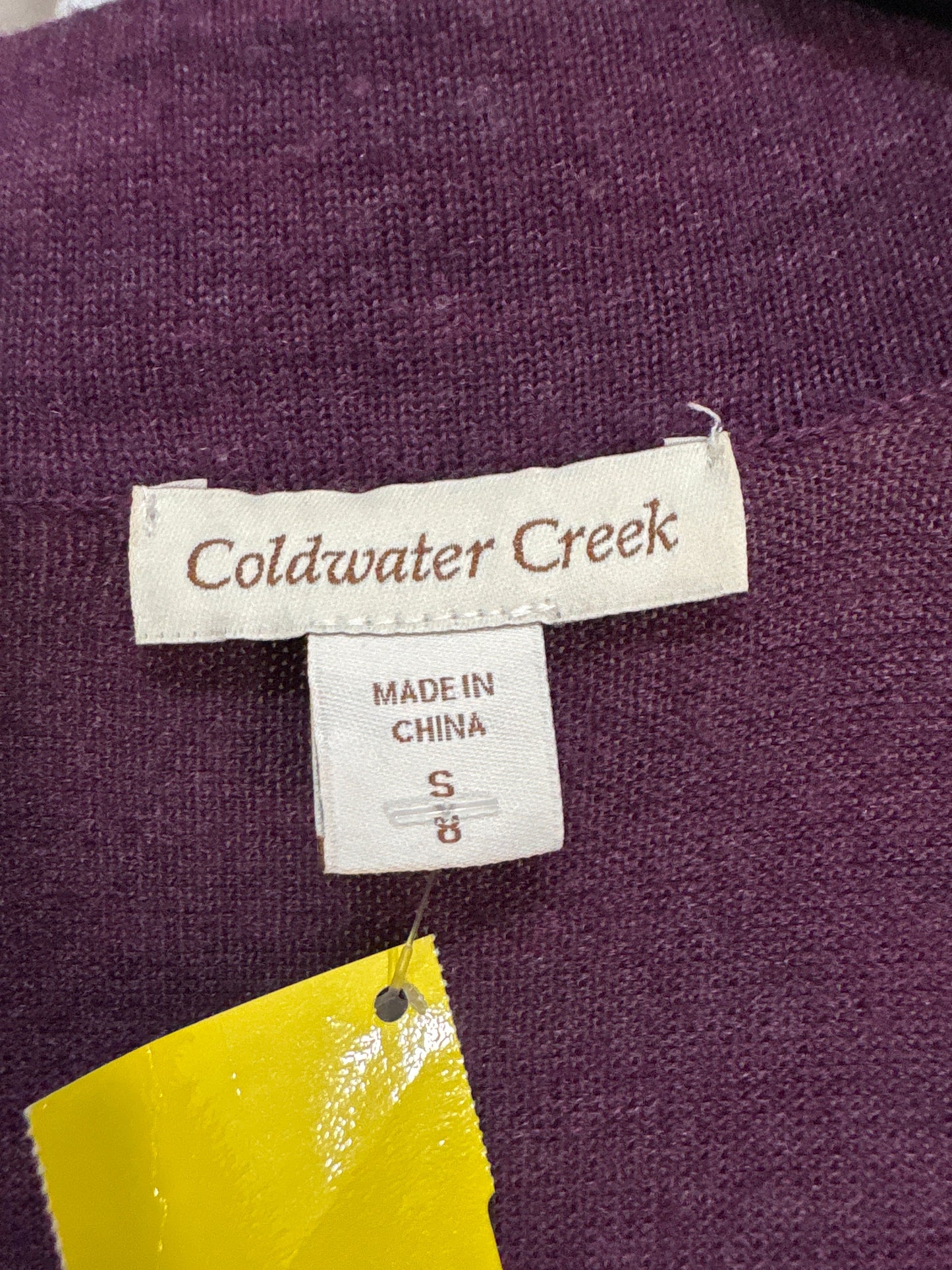 Cardigan By Coldwater Creek In Purple, Size: S