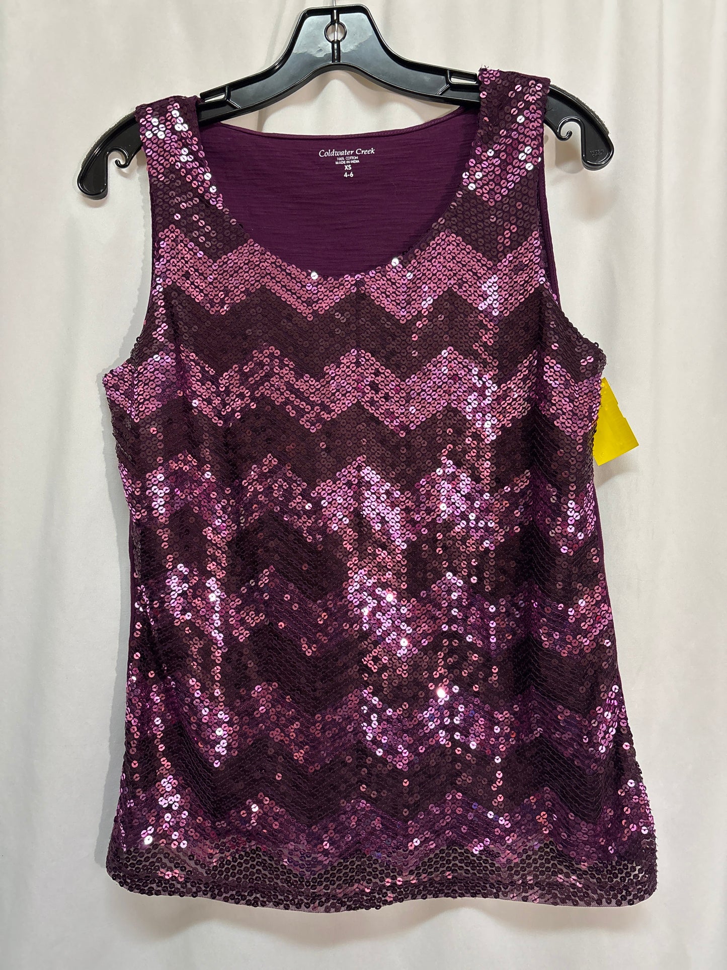 Tank Top By Coldwater Creek In Purple, Size: Xs