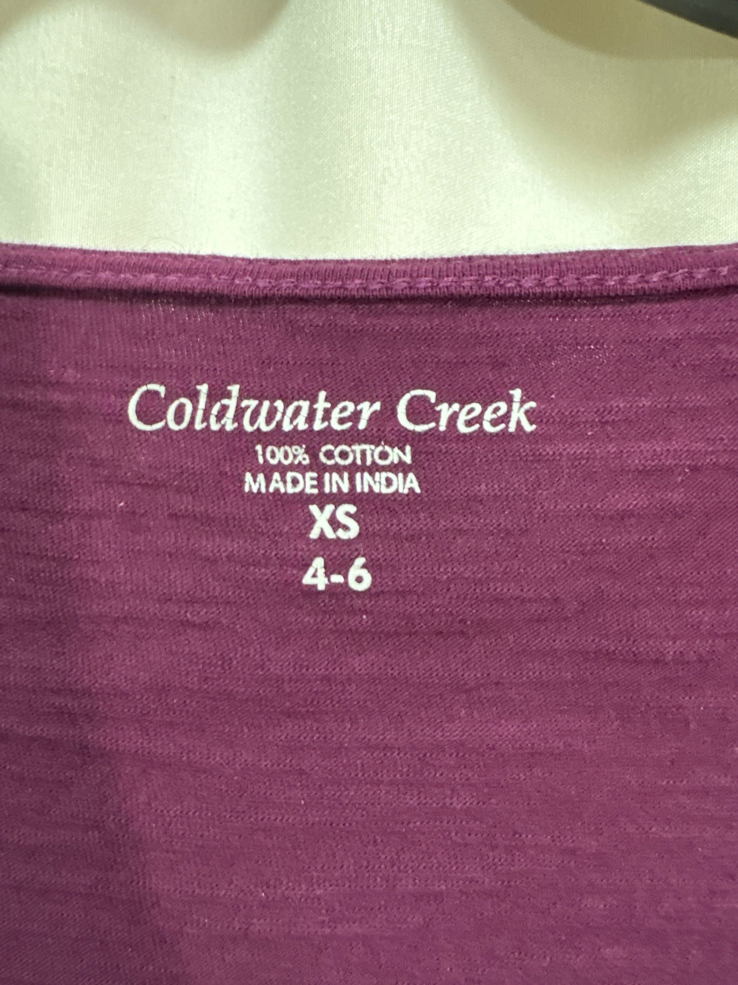 Tank Top By Coldwater Creek In Purple, Size: Xs