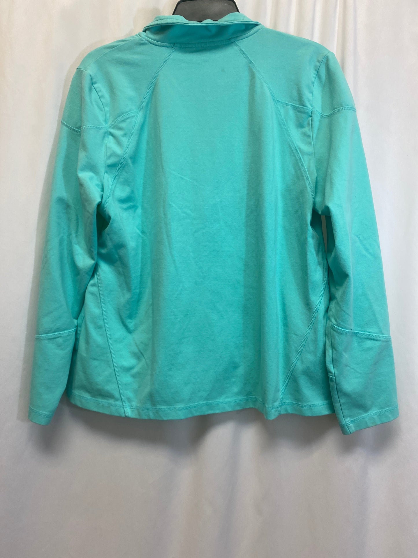 Athletic Jacket By Talbots In Teal, Size: Xl