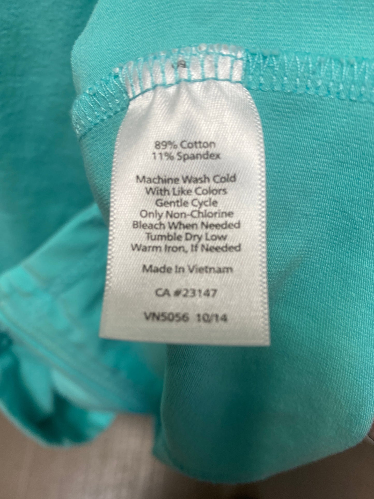 Athletic Jacket By Talbots In Teal, Size: Xl