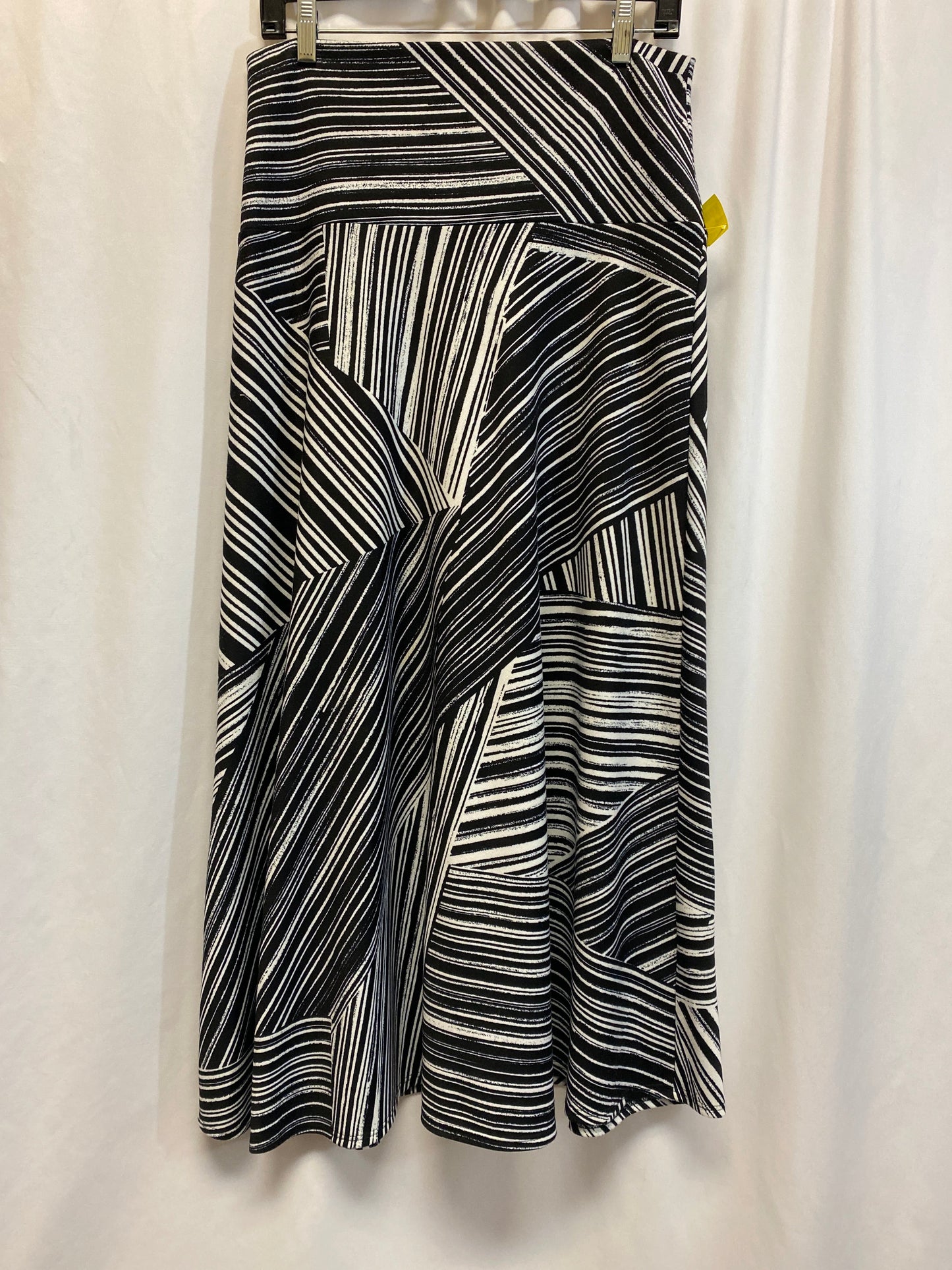 Skirt Maxi By Sunny Leigh In Black & White, Size: S