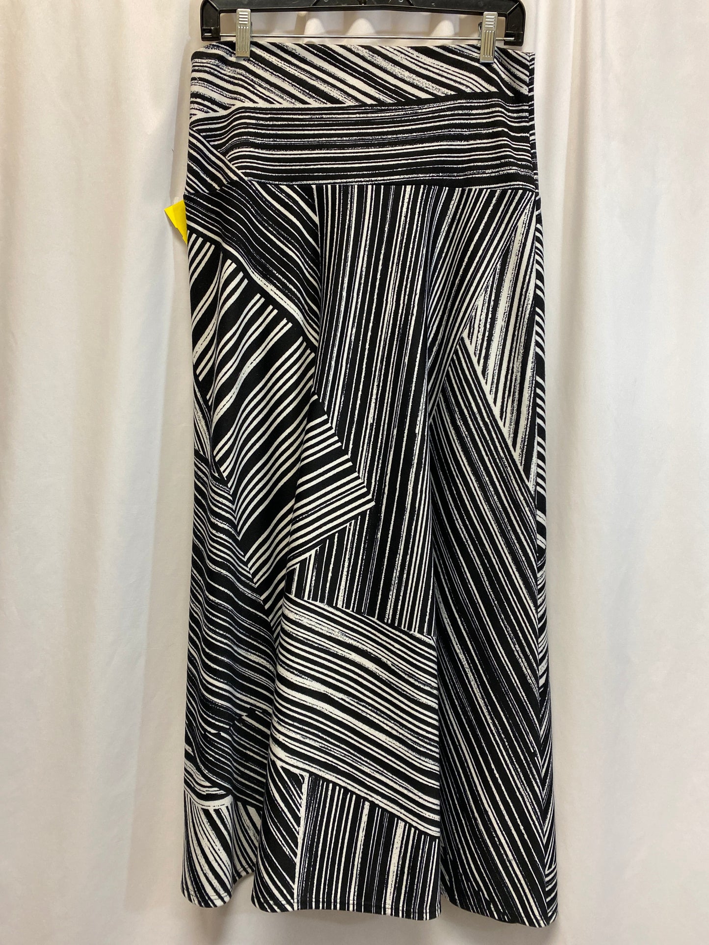 Skirt Maxi By Sunny Leigh In Black & White, Size: S