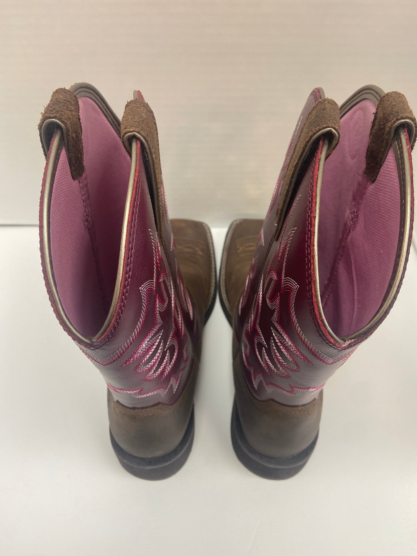 Boots Western By Ariat In Purple, Size: 10