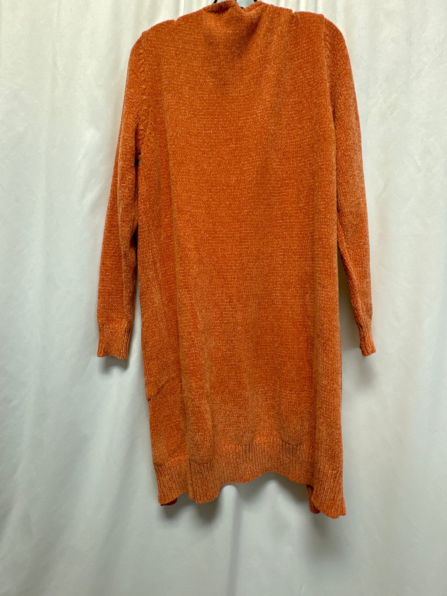 Cardigan By Simply Southern In Orange, Size: L