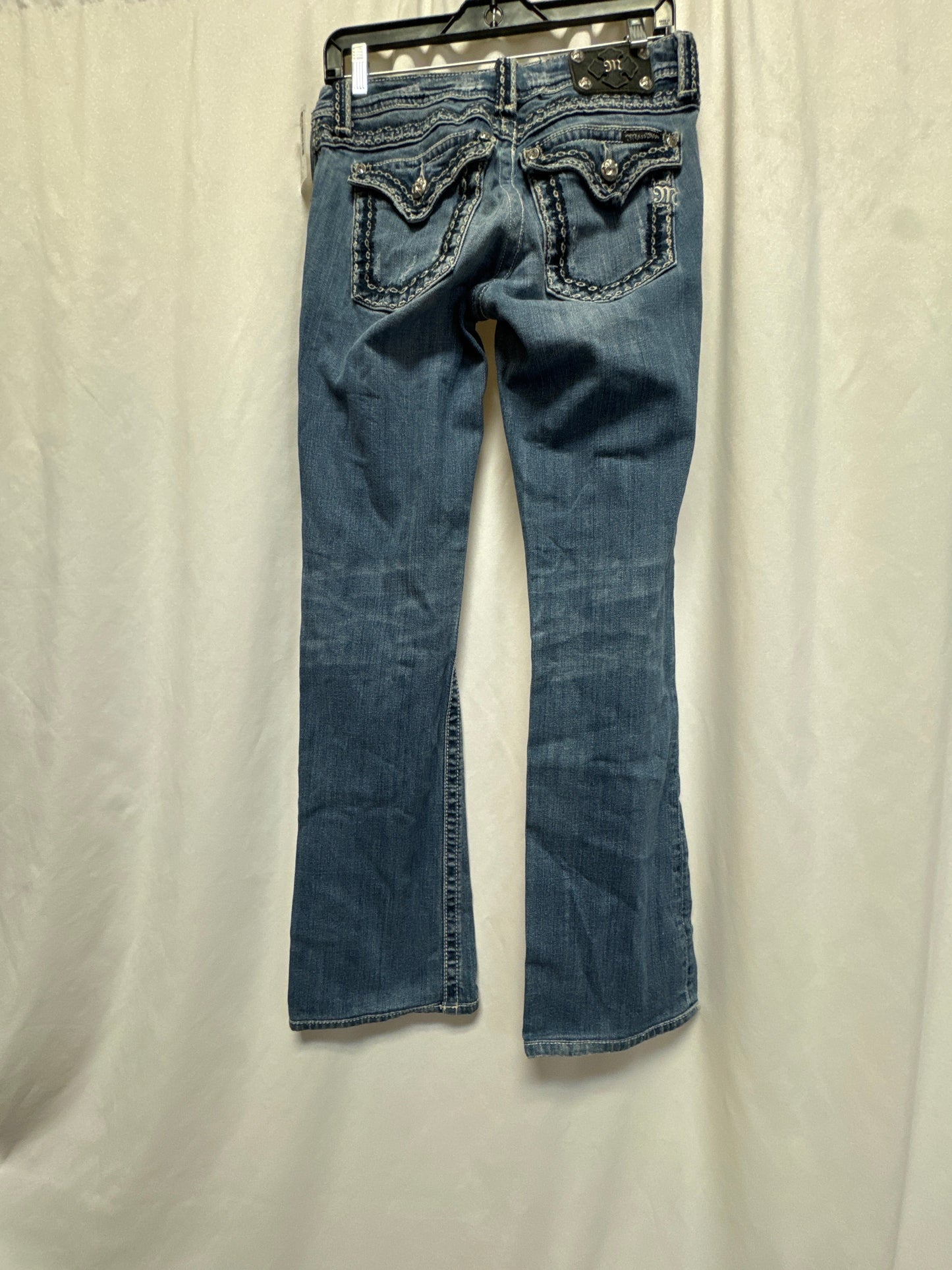 Jeans Straight By Miss Me In Blue, Size: 10