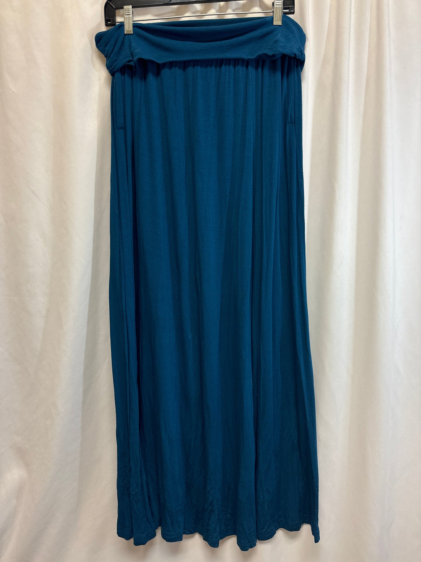 Skirt Maxi By Clothes Mentor In Blue, Size: Xl