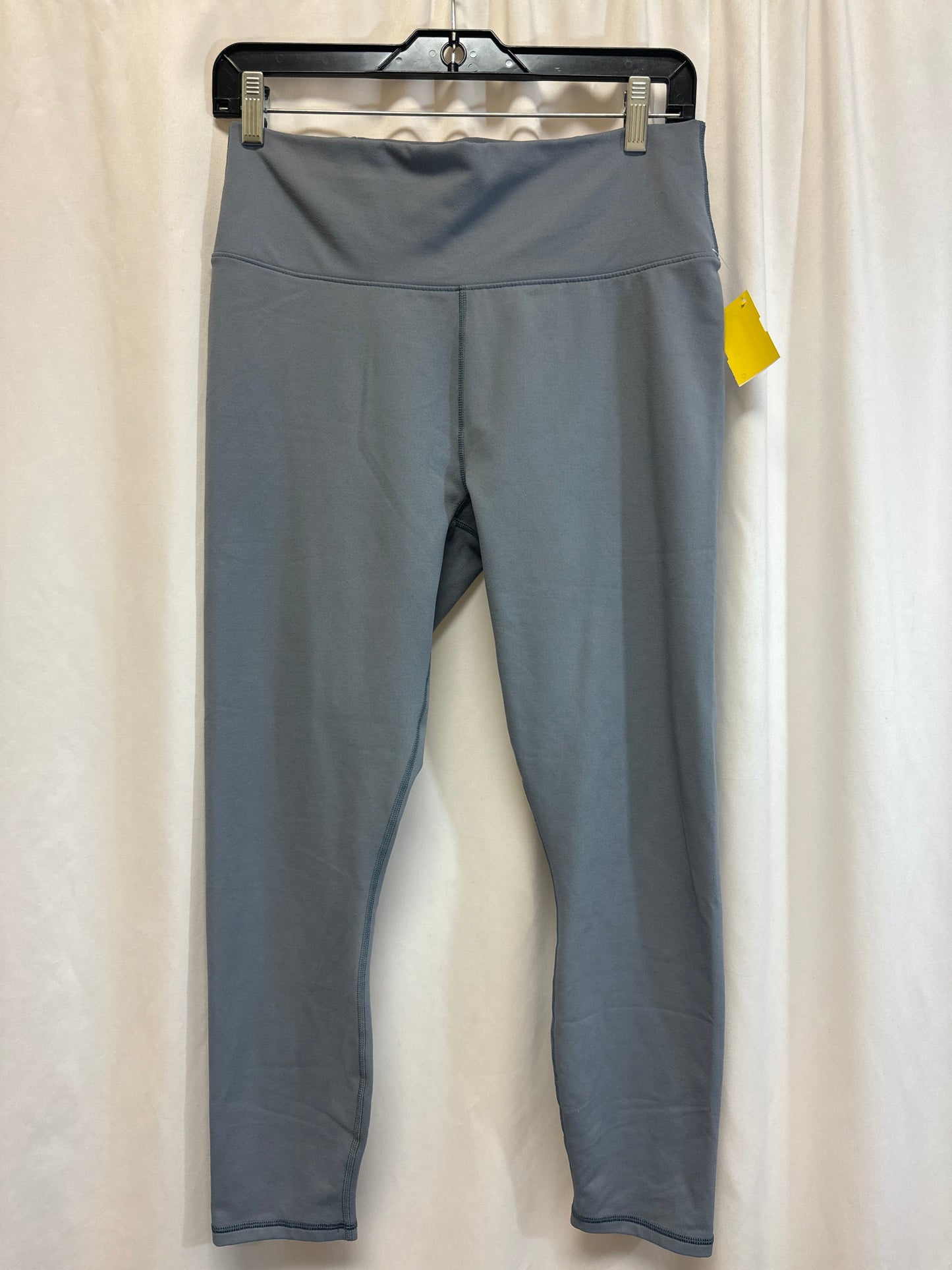 Athletic Leggings By Calvin Klein In Grey, Size: Xl