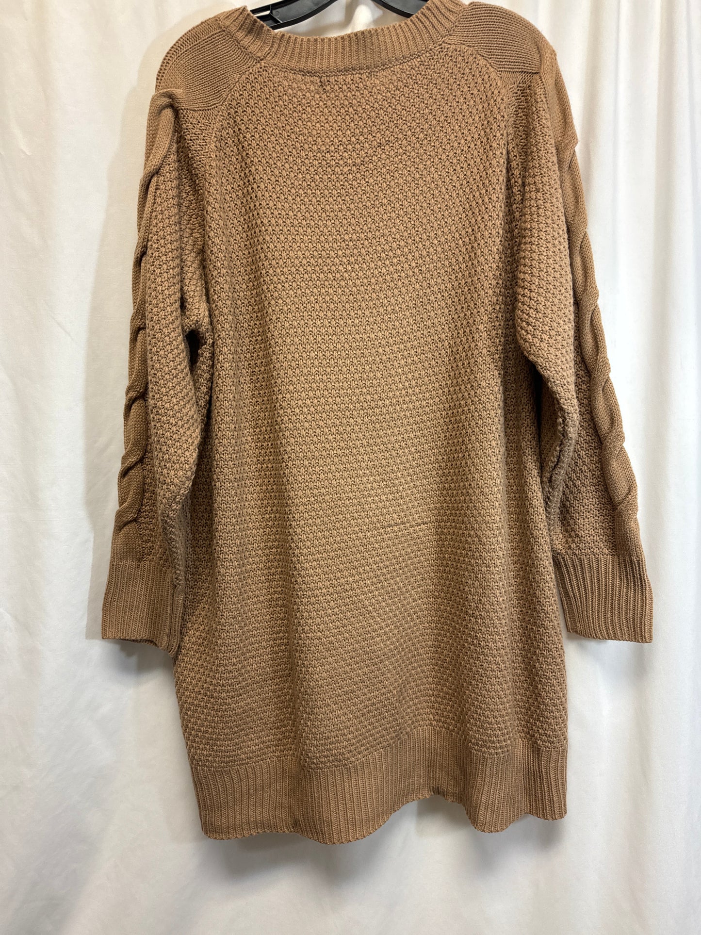 Sweater By Shein In Brown, Size: 3x