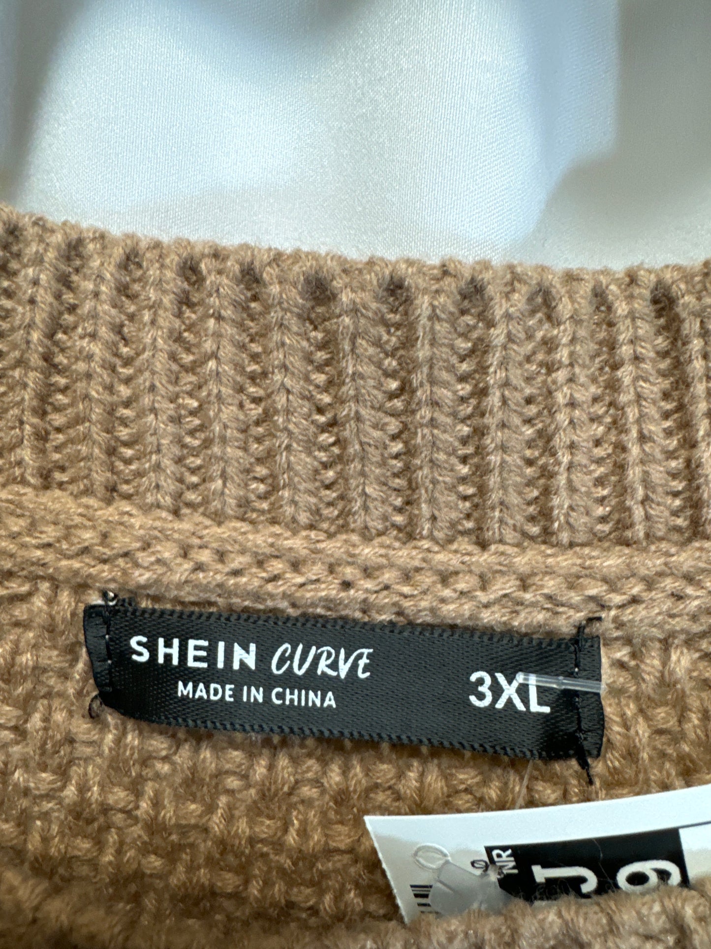 Sweater By Shein In Brown, Size: 3x