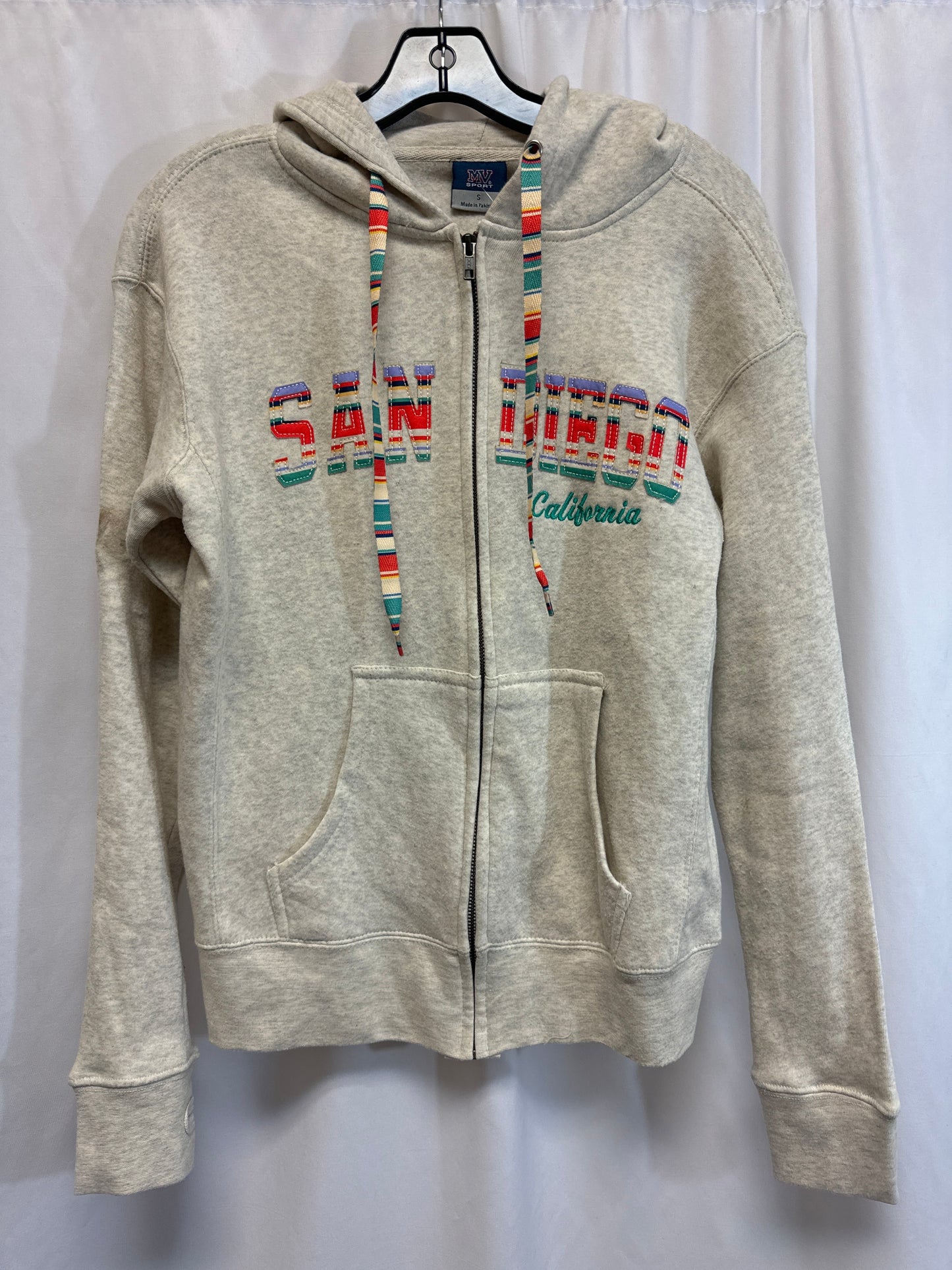 Sweatshirt Hoodie By Clothes Mentor In Multi-colored, Size: S