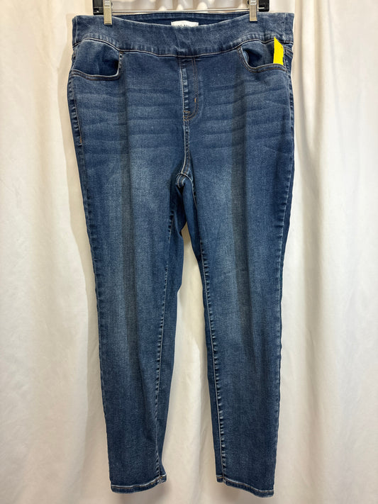 Jeans Straight By Lane Bryant In Blue, Size: 18