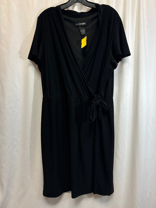 Dress Casual Midi By Lane Bryant In Black, Size: 1x