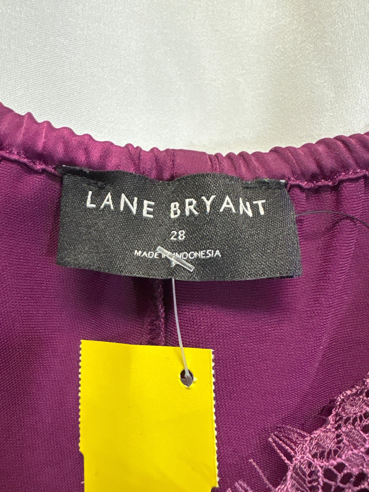 Tank Top By Lane Bryant In Purple, Size: 4x