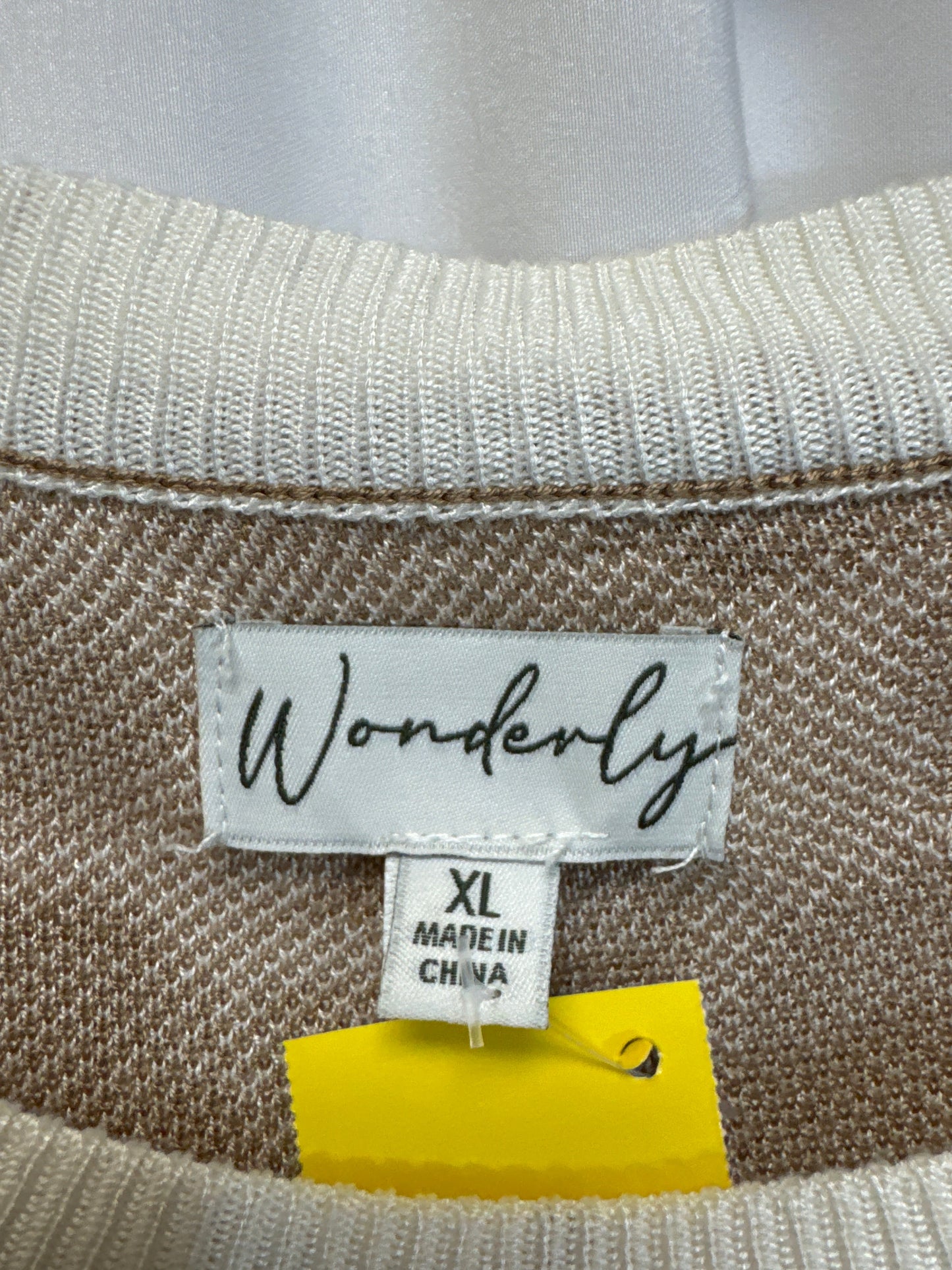 Sweater By Wonderly In Animal Print, Size: Xl