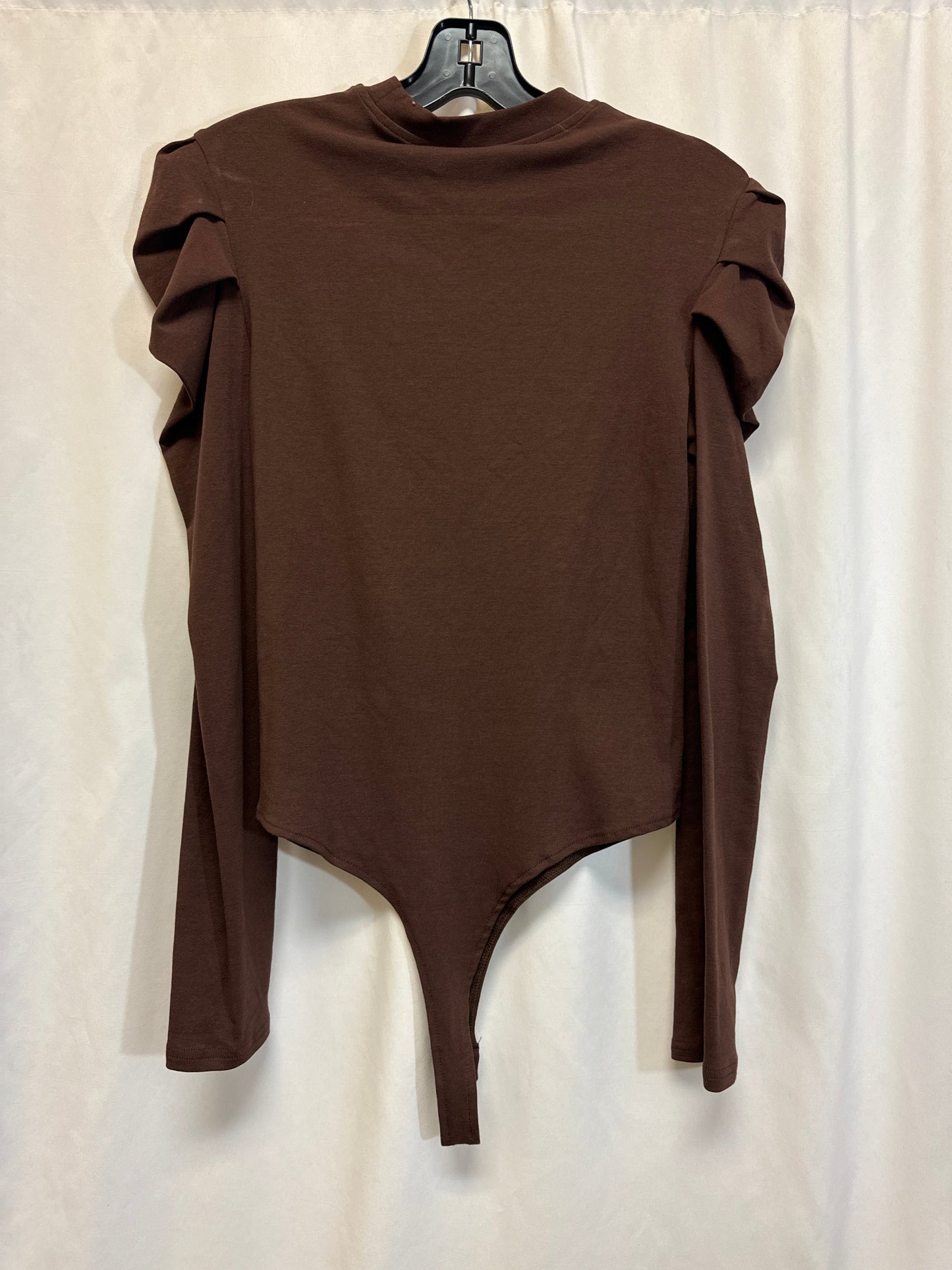 Top Long Sleeve By Clothes Mentor In Brown, Size: L