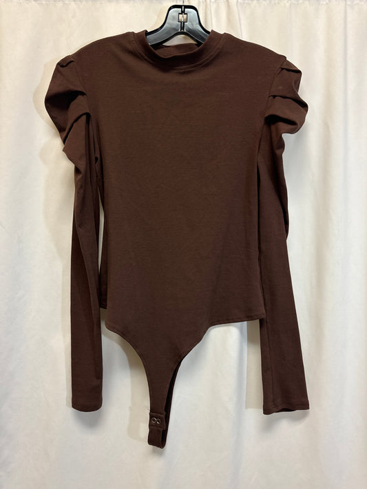 Top Long Sleeve By Clothes Mentor In Brown, Size: L