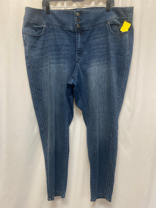 Jeans Straight By Lane Bryant In Blue, Size: 3x