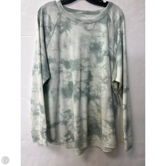 Top Long Sleeve By Sonoma In Green, Size: 2x