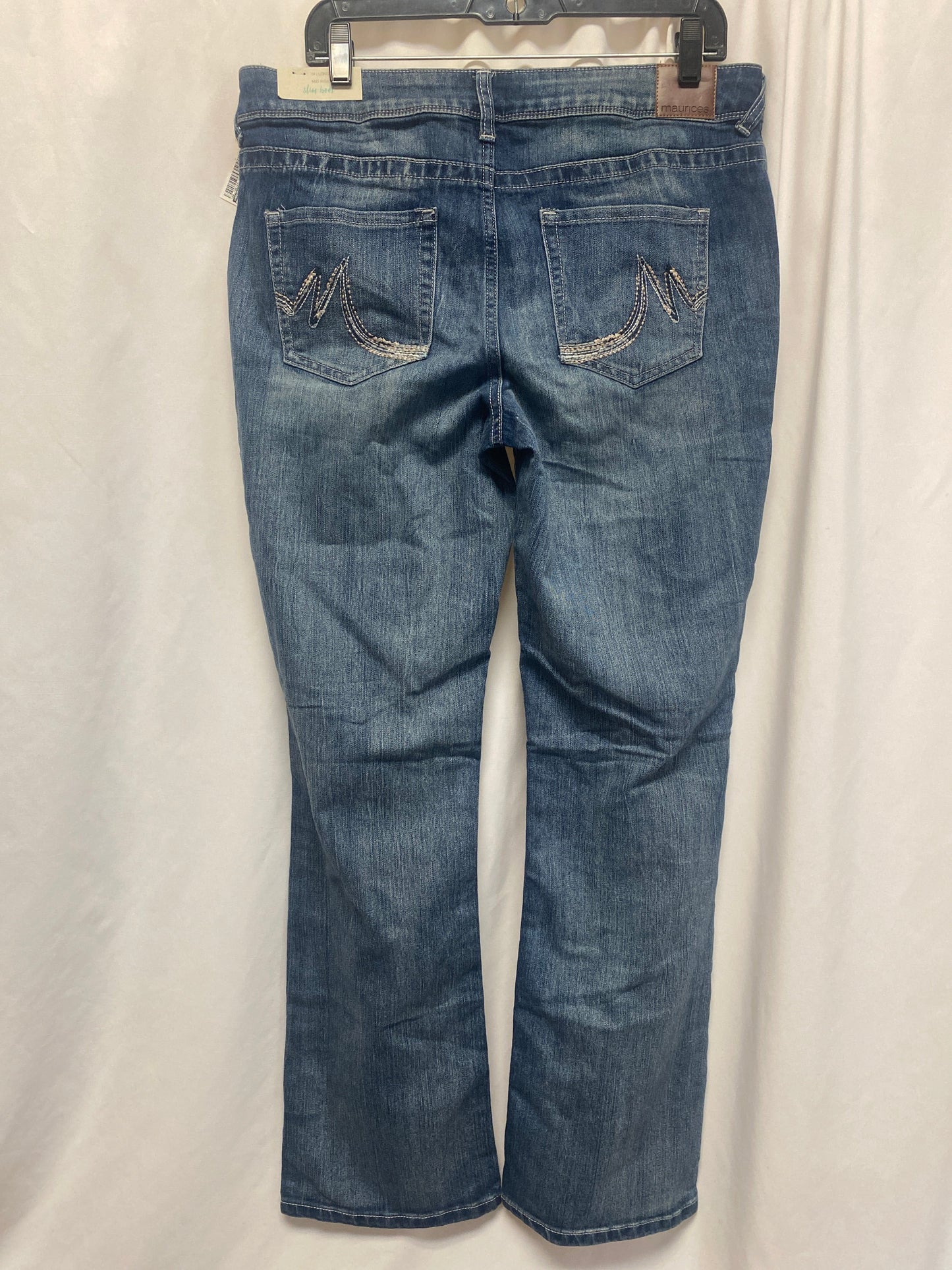 Jeans Straight By Maurices In Blue, Size: 14