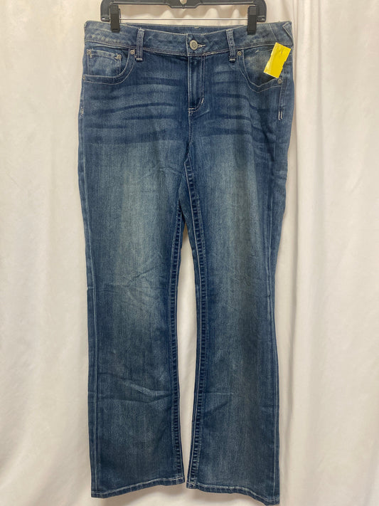 Jeans Straight By Maurices In Blue, Size: 14