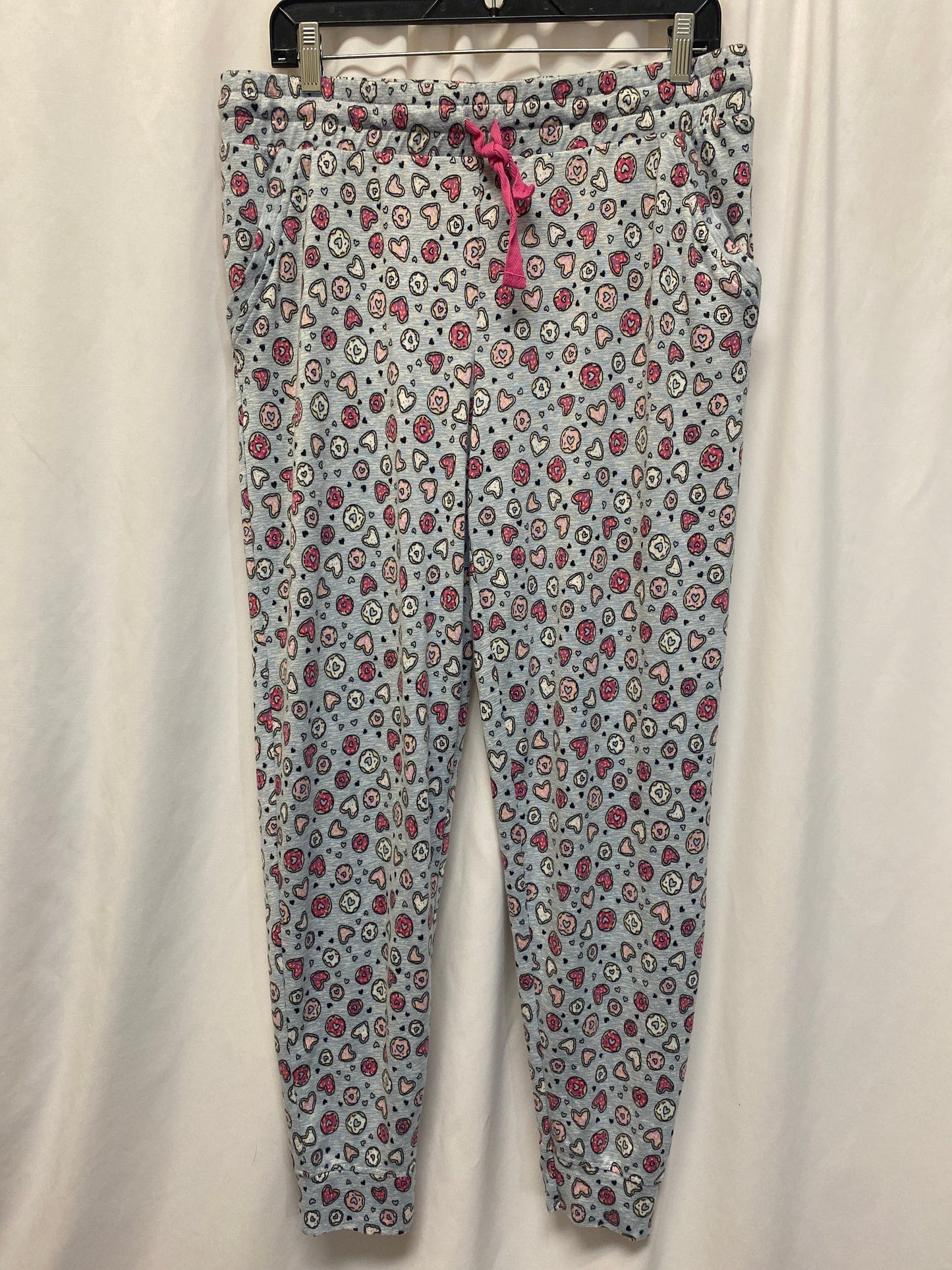 Pajama Pants By Jaclyn Smith In Grey, Size: L