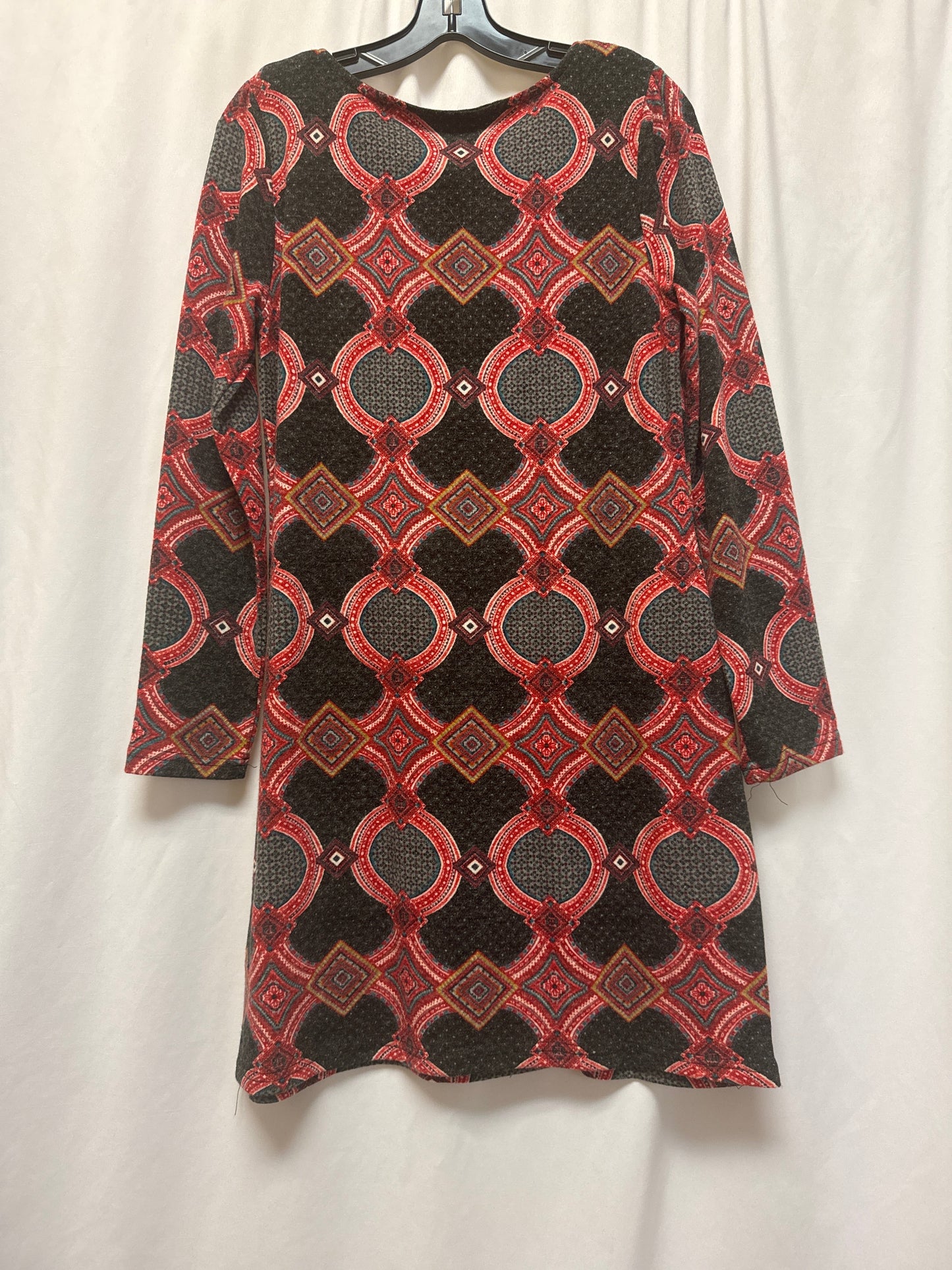 Dress Casual Midi By Aryeh In Red, Size: M