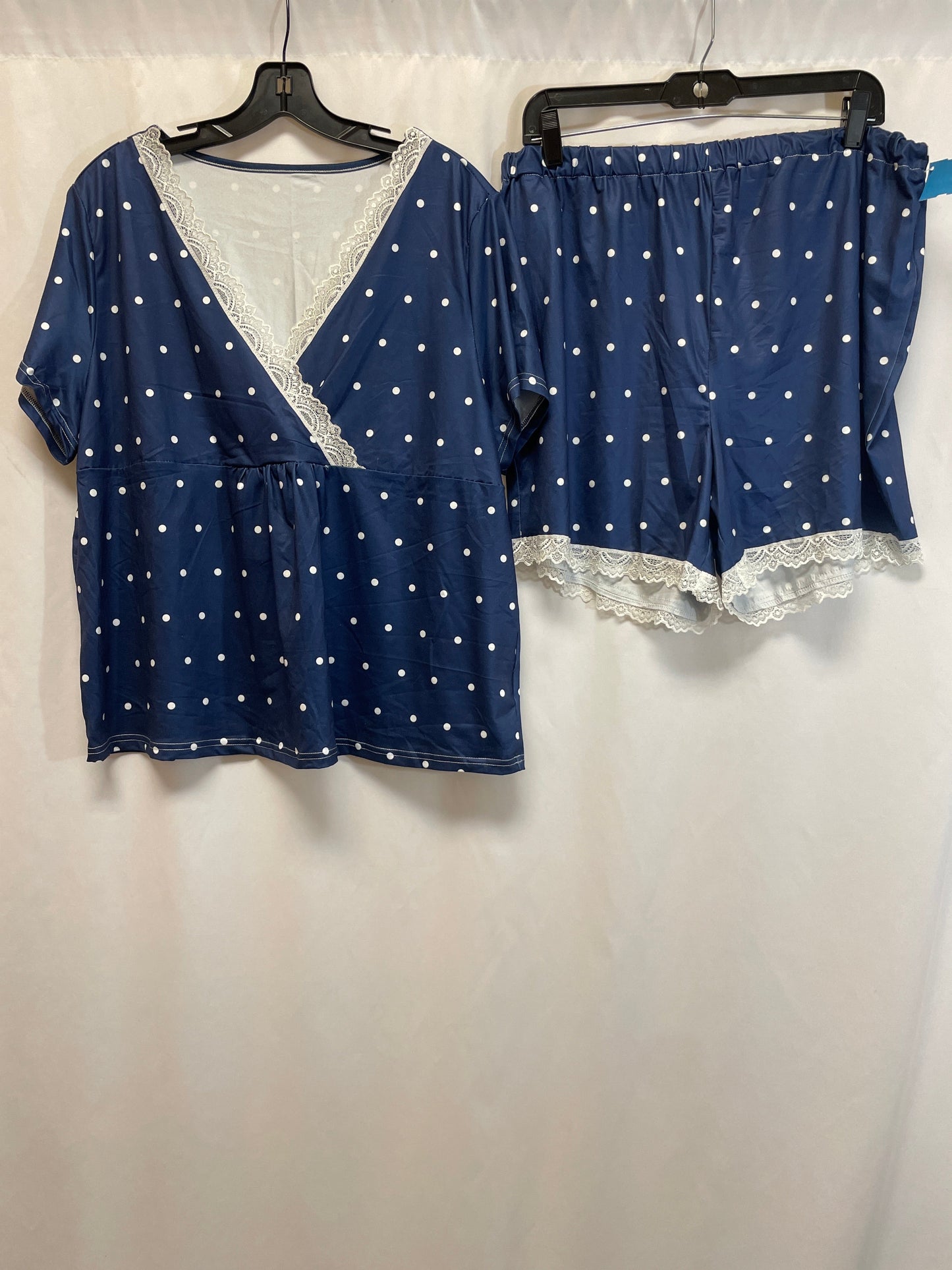 Pajamas 2pc By Clothes Mentor In Blue, Size: Xl