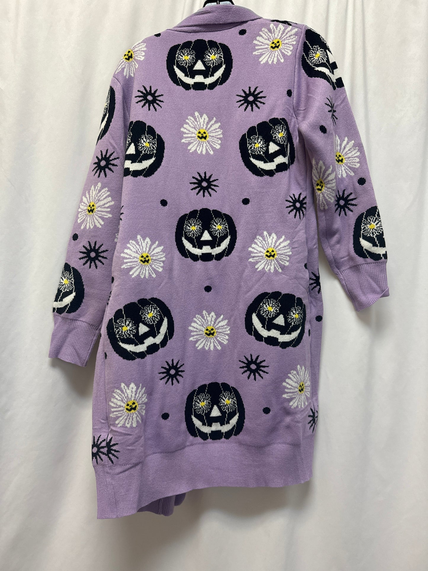 Cardigan By Clothes Mentor In Purple, Size: M