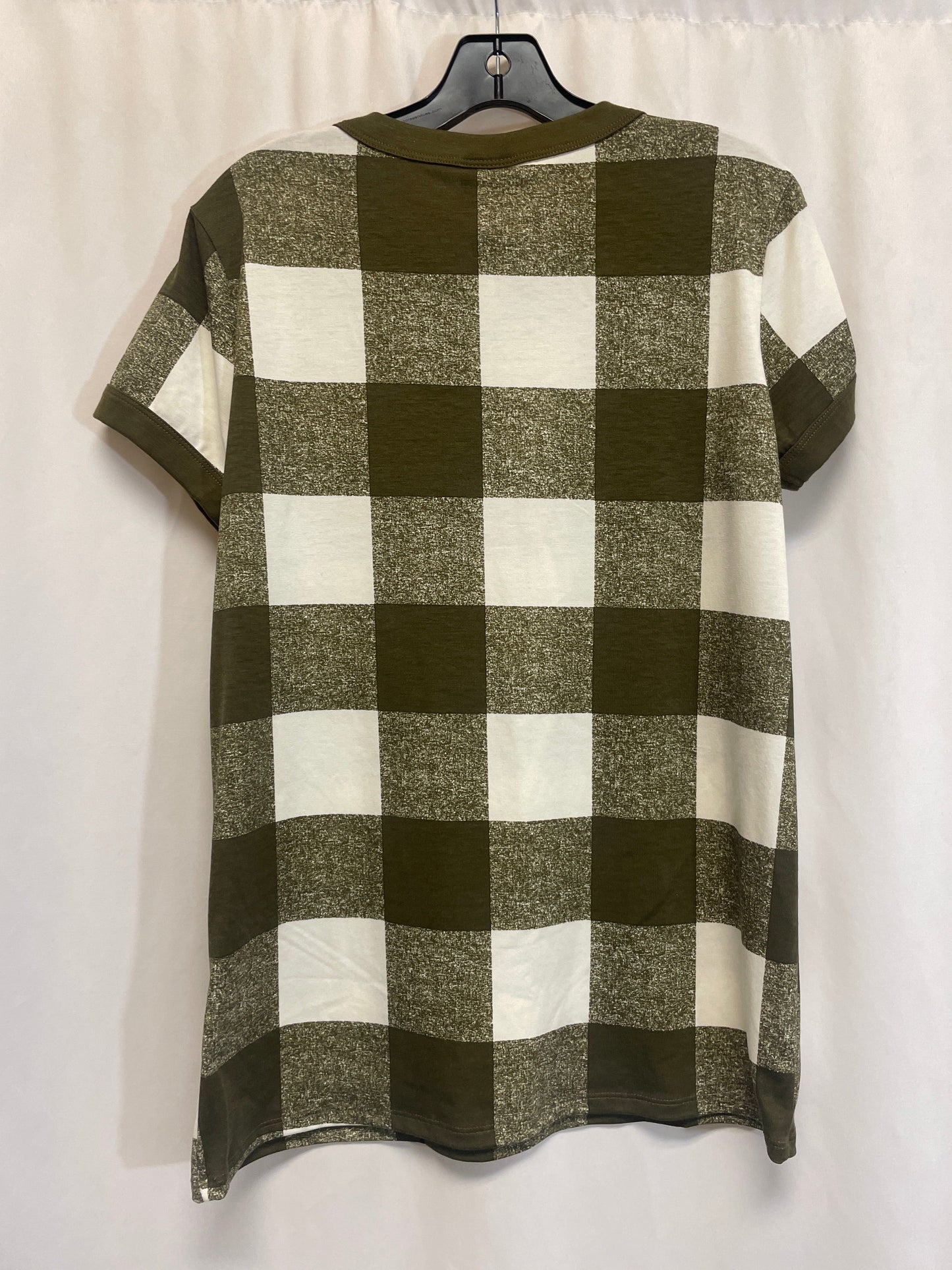 Top Short Sleeve By Lularoe In Green, Size: M