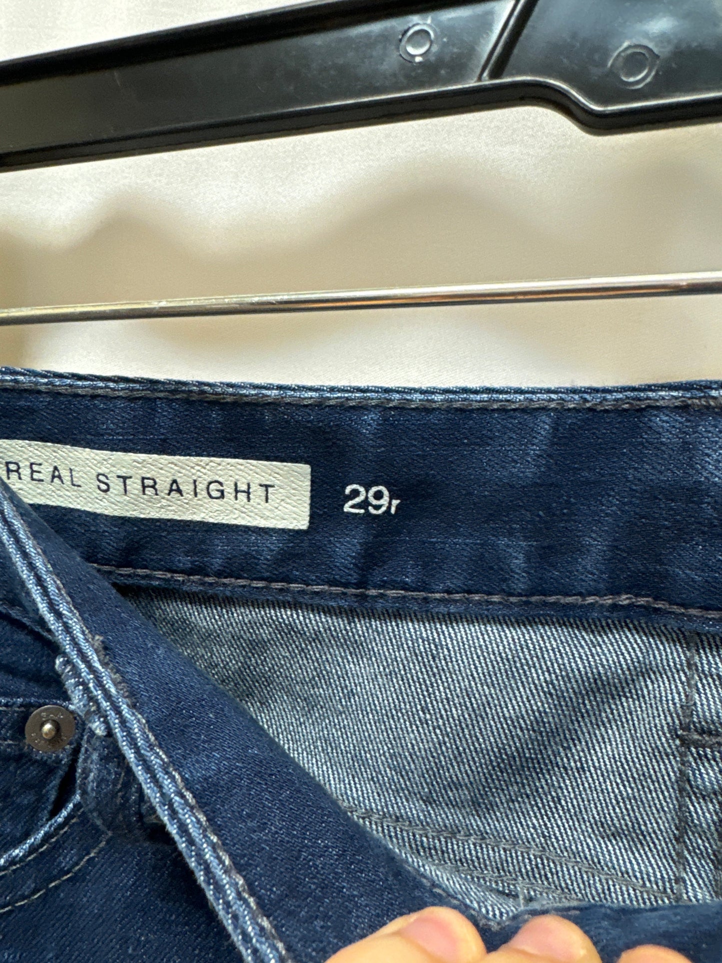 Jeans Straight By Gap In Blue, Size: 8