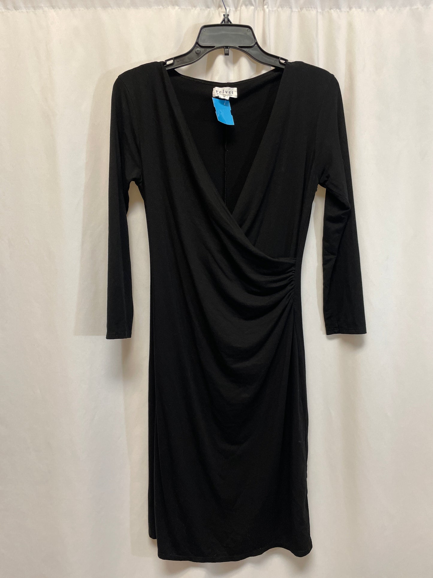 Dress Casual Midi By Velvet By Graham & Spencer In Black, Size: M