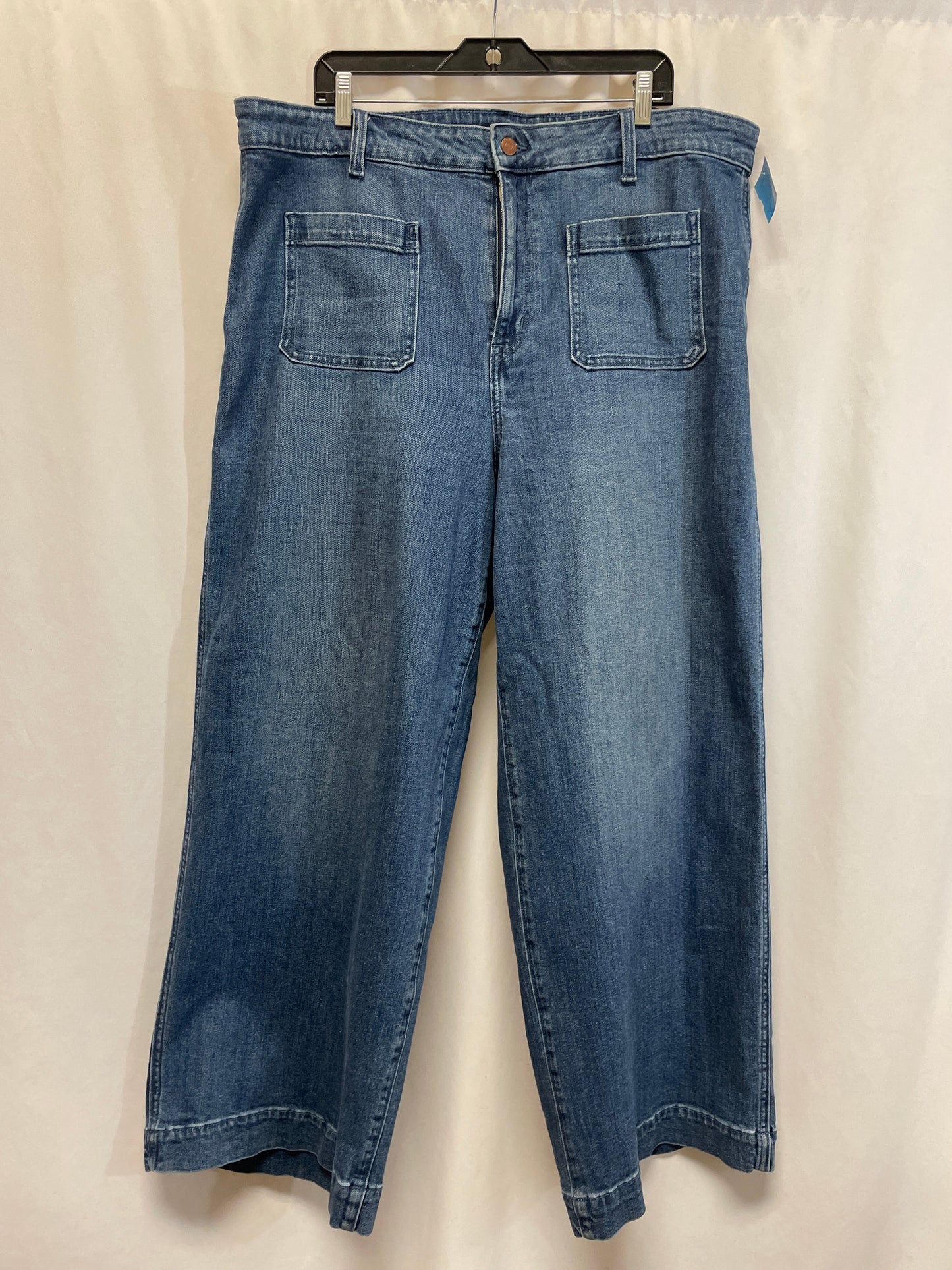 Jeans Wide Leg By Old Navy In Blue, Size: 20