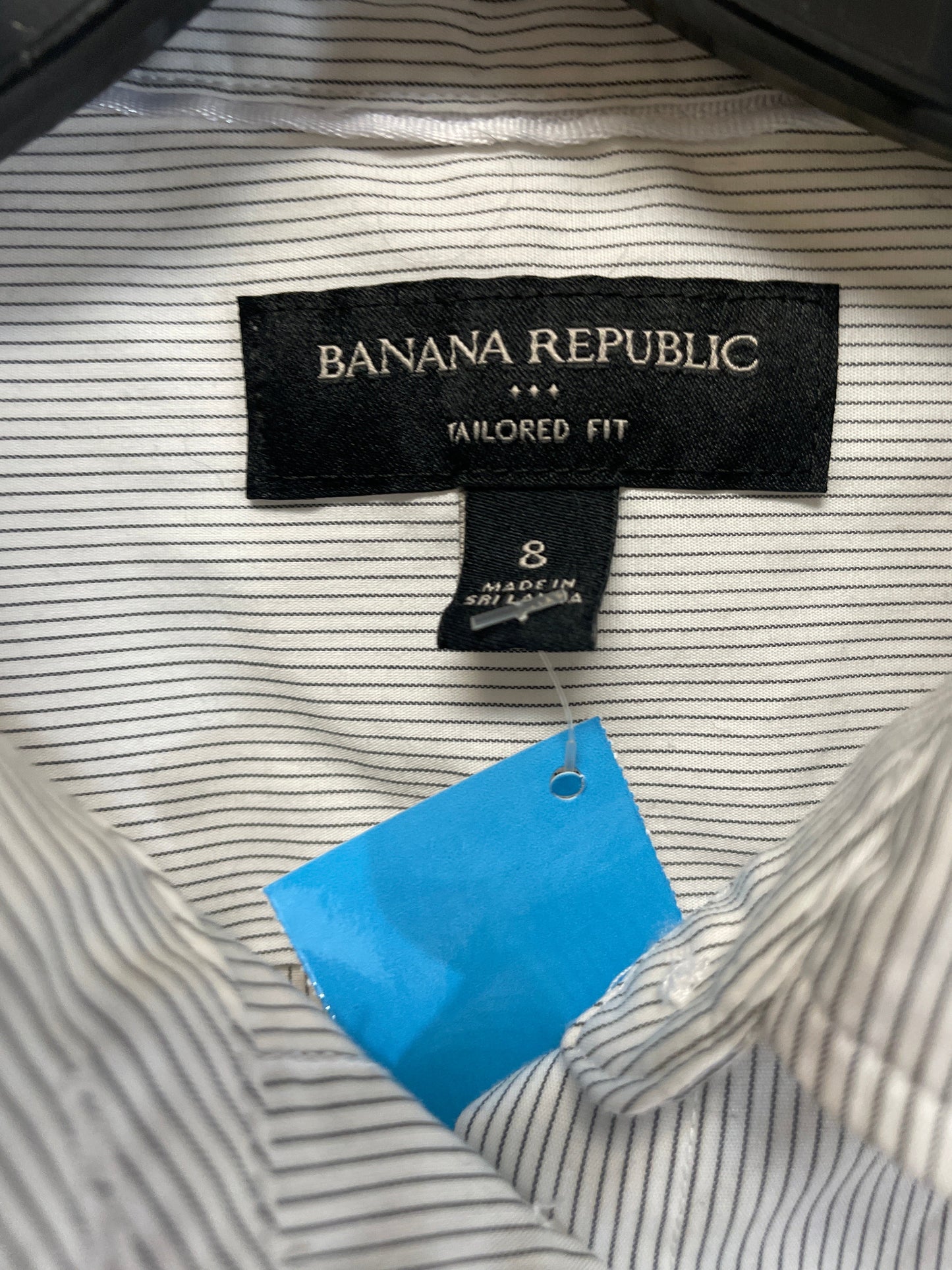 Top Long Sleeve By Banana Republic In Blue, Size: M