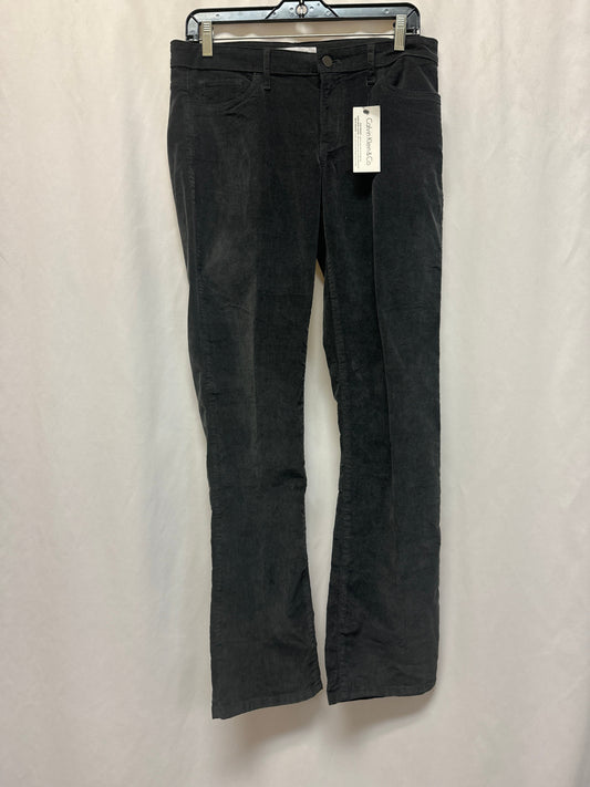 Pants Corduroy By Calvin Klein In Grey, Size: 8