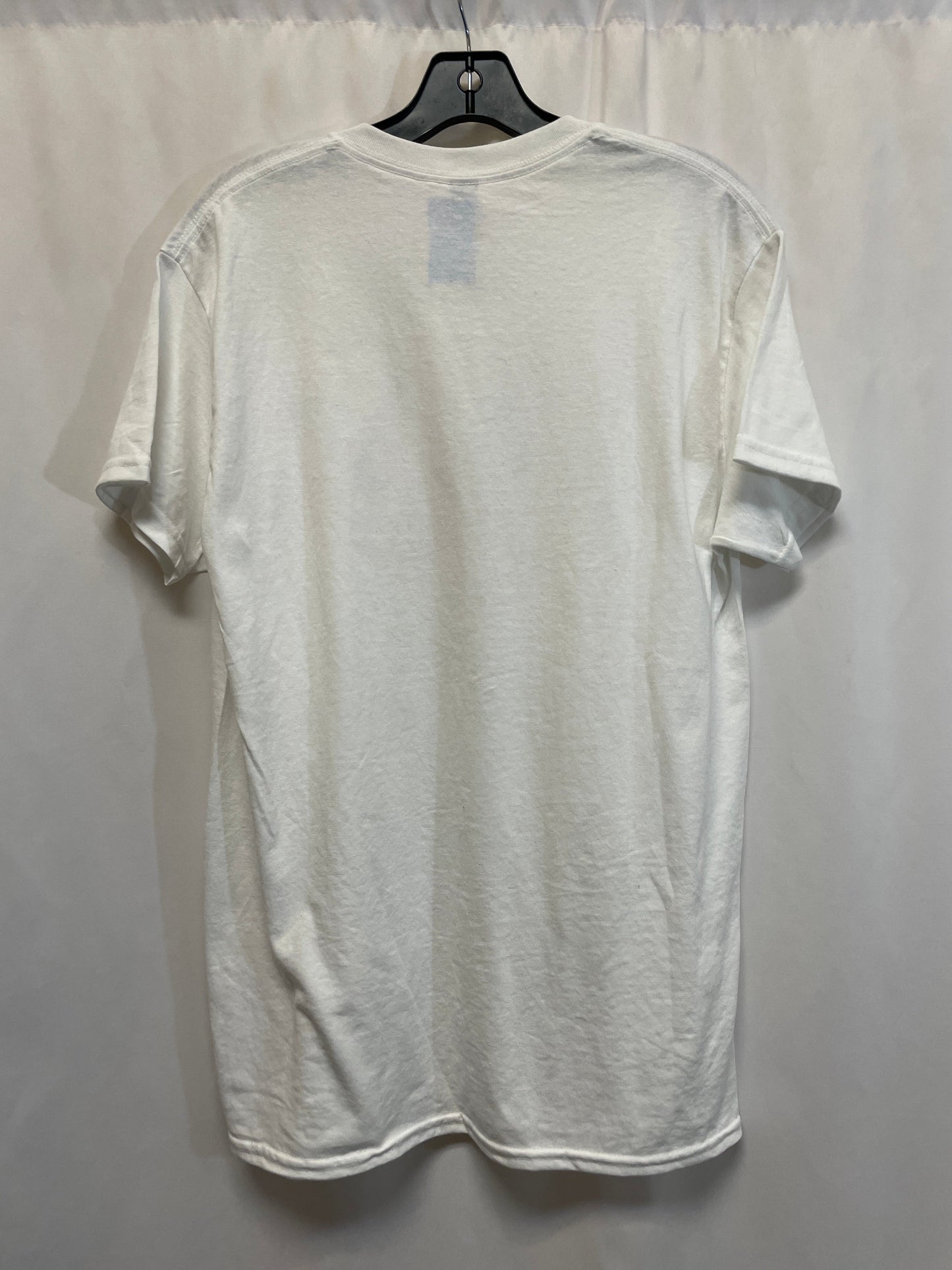 Top Short Sleeve By Gildan In White, Size: M