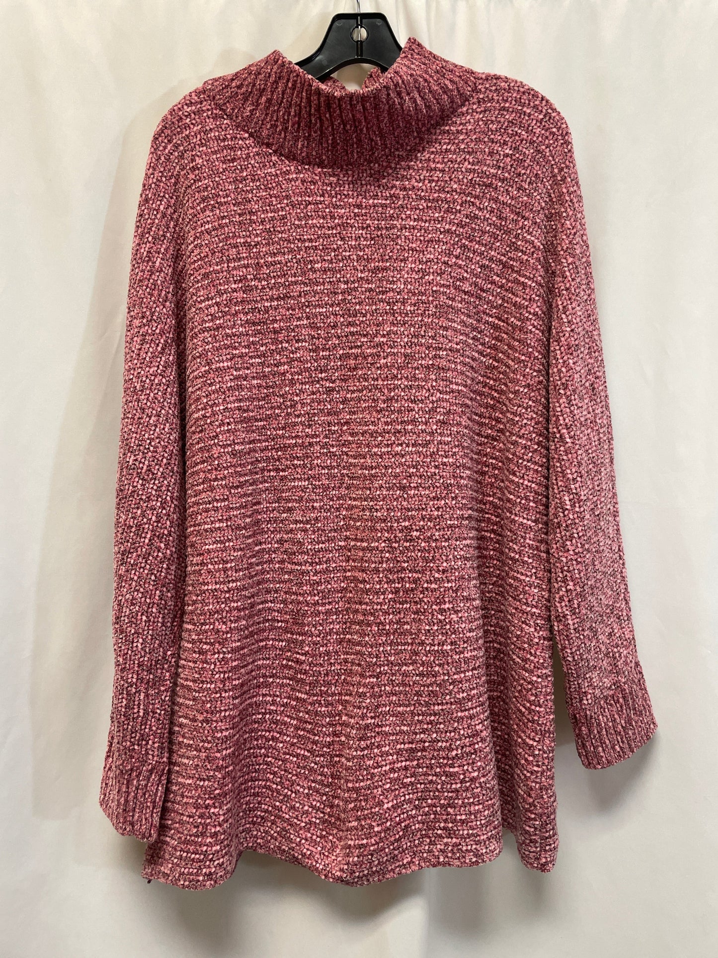 Sweater By Terra & Sky In Pink, Size: 4x