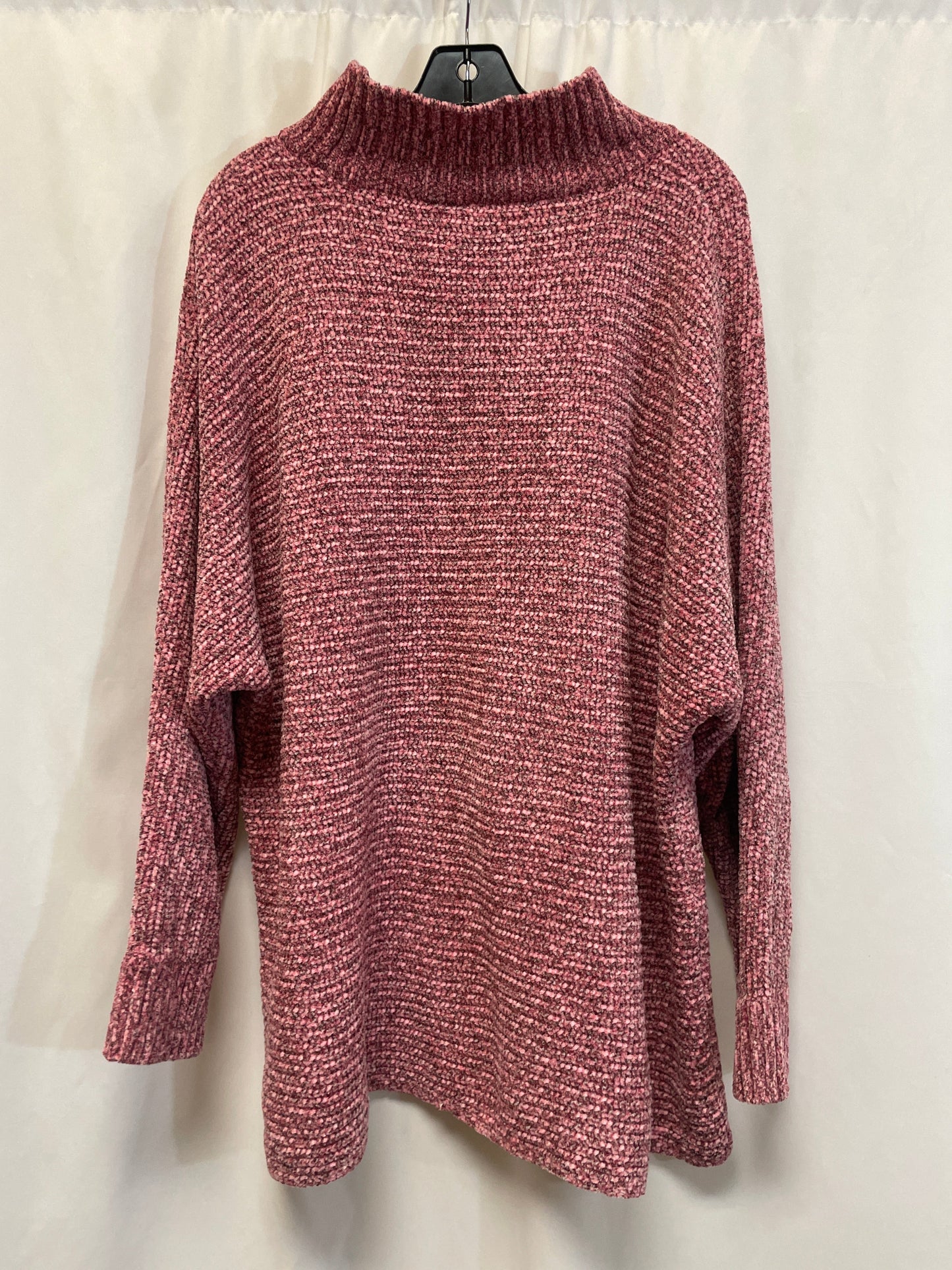 Sweater By Terra & Sky In Pink, Size: 4x