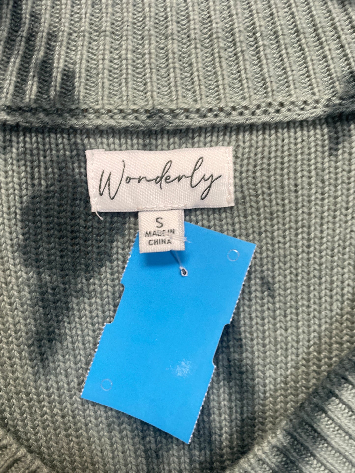 Sweater By Wonderly In Green, Size: S