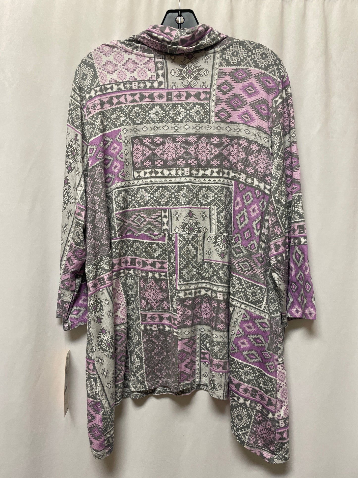 Top 3/4 Sleeve By Ruby Rd In Purple, Size: 1x