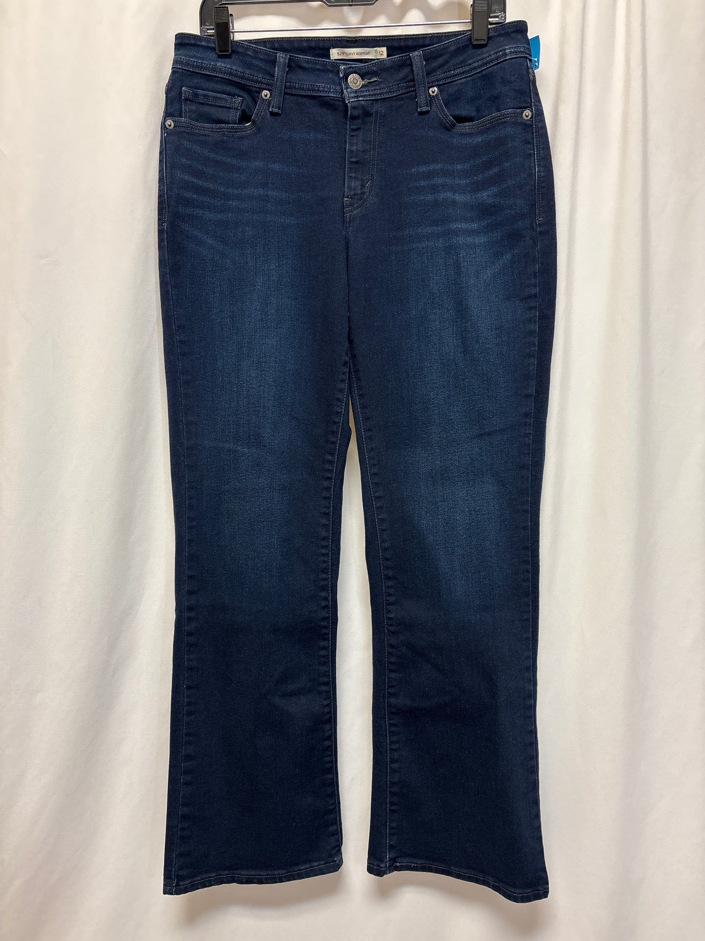 Jeans Boot Cut By Levis In Blue, Size: 12