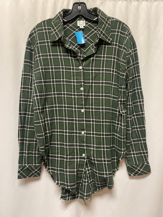 Top Long Sleeve By Blue Rain In Green, Size: S