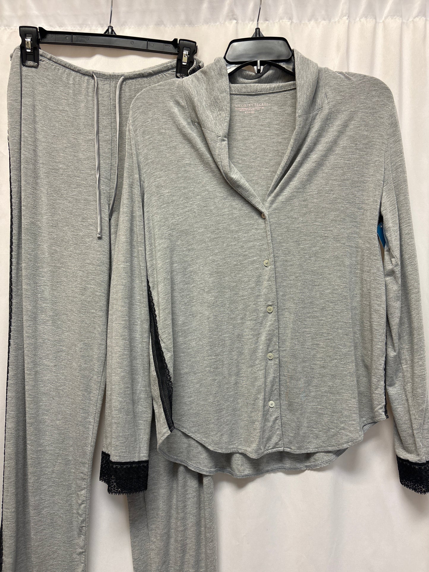 Pajamas 2pc By Victorias Secret In Grey, Size: M