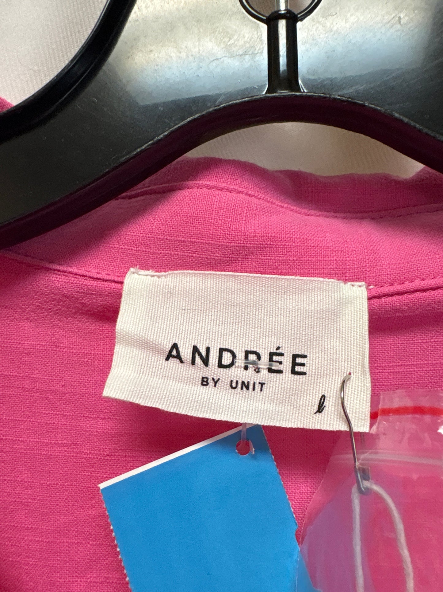 Top Long Sleeve By Andree By Unit In Pink, Size: L