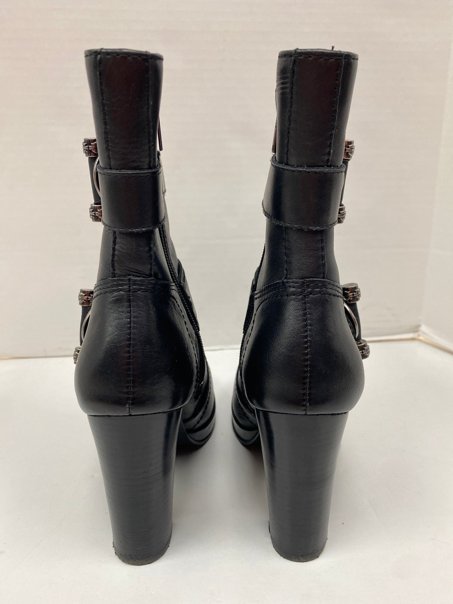 Boots Ankle Heels By Harley Davidson In Black, Size: 7.5